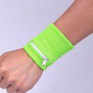 Pulsera deportiva con cremallera, brazalete de Color sólido - Product Image 1