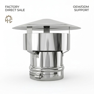 Capot de cheminée en acier inoxydable pour poêle à granulés de <span class=keywords><strong>bois</strong></span>, accessoires de foyer, vente directe usine - Product Image 2