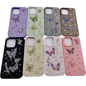 Customizzabile di lusso diamante farfalla Glitter <span class=keywords><strong>Cover</strong></span> del telefono per <span class=keywords><strong>iPhone</strong></span> <span class=keywords><strong>13</strong></span> <span class=keywords><strong>Pro</strong></span> per <span class=keywords><strong>iPhone</strong></span> <span class=keywords><strong>13</strong></span> <span class=keywords><strong>Pro</strong></span> <span class=keywords><strong>Max</strong></span> per <span class=keywords><strong>iPhone</strong></span> regalo per - Product Image 1