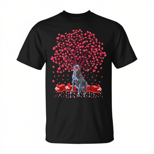 Camiseta Cane Corso Dog Lover Heart Tree, regalo del día de San Valentín para los compañeros caninos - Product Image 2