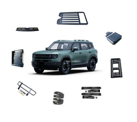 Kit de conversion complet pour Chery Jetour T1 2024 2025 2026 – Pièces modifiées : barres de toit, lampes, échelle latérale, capot