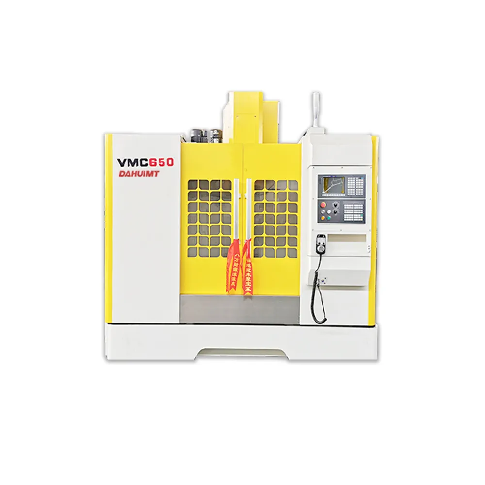Sıcak SaleDAHUIMT VMC650 üretiminde uzmanlaşmış kullanılan VMC CNC Mini freze makineleri 3 eksen yeni ürün 2020 sağlanan otomatik