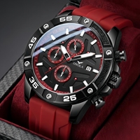 ONOLA 6851 Montre de luxe pour homme, cadran en verre, boîtier en alliage, mouvement à quartz, aiguilles lumineuses, ensemble original Best Win