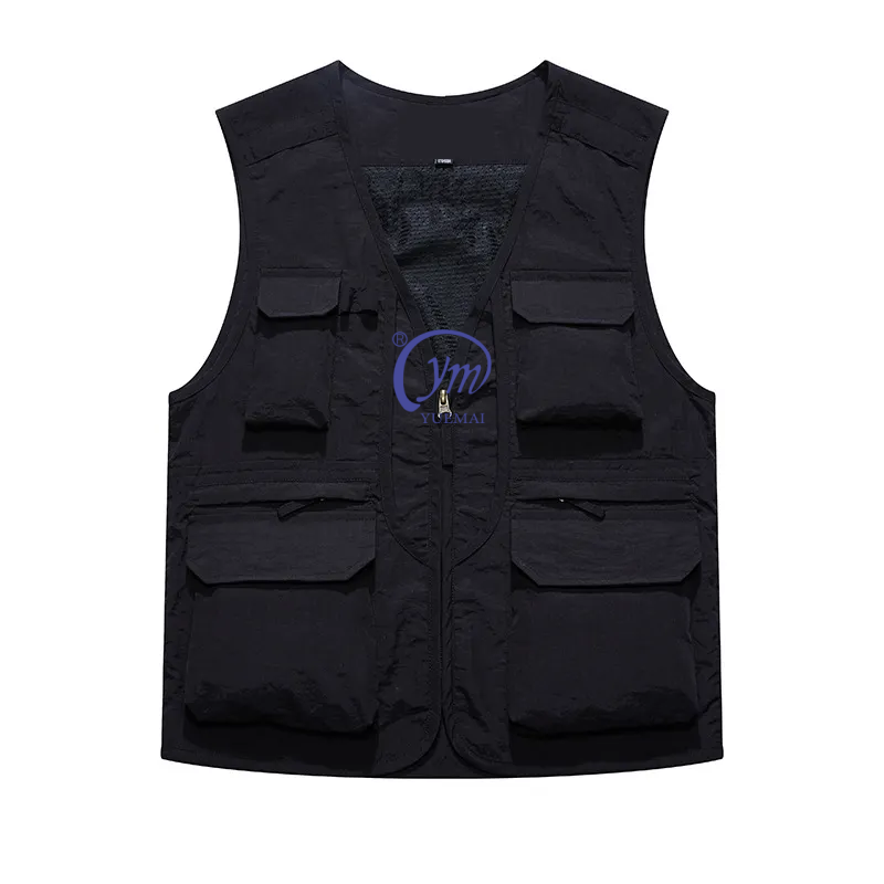【L】Nylon Cargo Vest Men's Outdoor Utility Cargo Nylon Vest - Lightweight & Durable