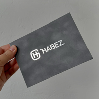 Enveloppe personnalisée A5 en velours gris avec logo argenté pour certificat, bon de réduction d'entreprise, carte cadeau de cérémonie de remise des prix