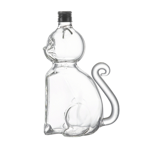 Botella de Vidrio para Vino de 300 ml, Licor Hecho a Mano, Jarra de Whisky Americana, Decantador - Product Image 1