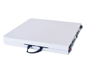 Mesa plegable de HDPE de plástico blanco ligero de 4 pies para exteriores y restaurante, comedor, hotel y jardín - Product Image 6