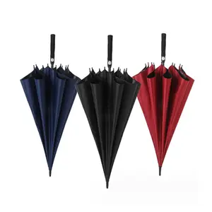 Suppliers manufacturer wholesale large windproof logo prints big luxury promotional branded custom golf umbrella