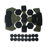 Système de rembourrage pour casque tactique REVIXUN Wendy - Mousse à mémoire de forme EVA, ajustement confortable, taille personnalisable, logo pour Fast MT MICH IBH AF