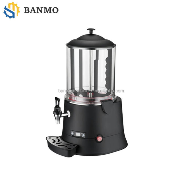BANMO Commercial Hot Chocolate Dispenser Machine Electric Beverage Warmer Mixer for Coffee Milk Tea Juice Cocoa 5L 10L 12L