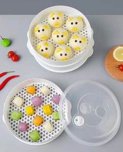 Yeni mikrodalga fırın vapur ofis yemekler buğulanmış ekmek ısıtma plastik vapur kapak <span class=keywords><strong>M</strong></span> vapur mutfak eşyaları - Product Image 2