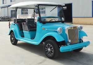 Buggy personalizado de alta calidad, autobús turístico, 2 + 1 filas, coche eléctrico vintage, precio de descuento, carrito de golf Retro <span class=keywords><strong>Para</strong></span> Boda a la venta - Product Image 5