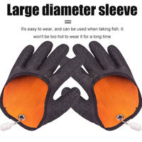 Gants de sécurité texturés antidérapants durables, fabriqués aux États-Unis, à doigts entiers, résistants aux coupures, protection contre les poissons et les carpes, nylon doux de haute qualité