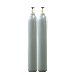 5L gas cylinders tank pressure vessel 140mm 3.6mm thickness 150bar valved QF-2C7 round cap white Cartoned