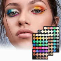 Palette de fards à paupières minéraux en poudre mate et scintillante de 120 couleurs en gros pour tous les tons de peau