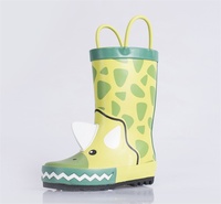 Bottes de pluie en caoutchouc antidérapantes pour enfants, 1 pièce, impression couleur personnalisée, sécurité unisexe, pour enfants