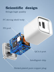 Cargador LDNIO A2318C Enchufe UE/EE. UU. Tipo C 20W PD QC3.0 Doble USB C Carga Rápida de Pared para Teléfono Móvil iPhone 14 13 12 11 Pro Max - Product Image 3