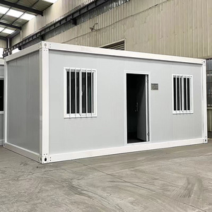 20ft 40ft Luxury Modular 3Bedroom Prefab Sandwich Container House Modern Design White Color Detachable Feature Living Room - Product Image 1