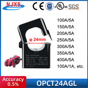Transformador de Corriente de Núcleo Abierto NJXSE OPCT24AGL 1000/1 2000/1 3000/1 mA mV 5A CT 100A 200A 300A 400A - Product Image 3