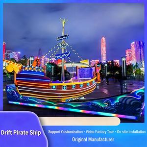 Barco Pirata Real de Fibra de Vidrio de Alta Calidad en Venta, Atracciones para Parques de Diversiones y Parques Marinos - Product Image 6