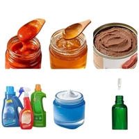 Machine de remplissage automatique de pâte de chili, de pâte d'ail et de granulés, pour pâtes à haute viscosité, crèmes glacées et sauces alimentaires