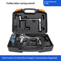Clé à douille hexagonale à cliquet double embout pour voiture, en acier au chrome-vanadium, OEM/DIY, couple maximal de 1350 lb-pi pour tout-terrain
