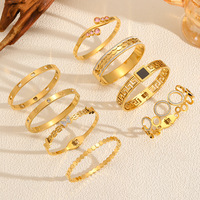 Bracelets et Joncs Personnalisés en Acier Inoxydable 316 Anti-ternissement, Bijoux et Accessoires de Mode pour Femme, Vente en Gros, Logistique Aérienne DDP