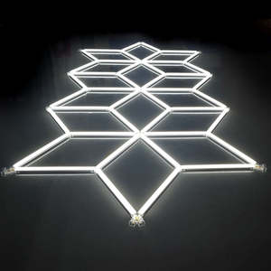 IP67 Waterproof LED Grow <b>Light</b> Hanging Hexagon Detailing Style Grow Lighting for Small Garden and Indoor Detailing Shops - Product Image 4