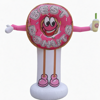 Danseur d'air gonflable publicitaire personnalisable de 3 m de haut avec éclairage LED, en nylon Rip-Stop, résistant à l'eau pour événements