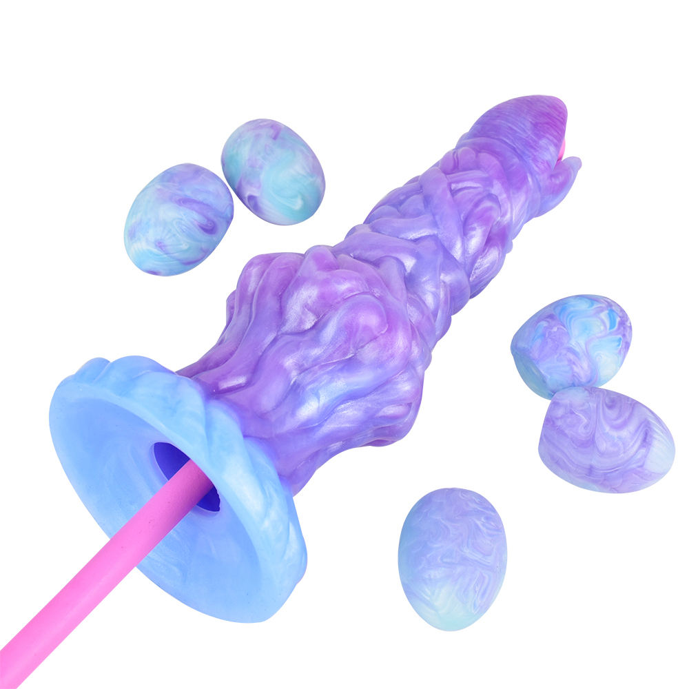 Ovipositeur gonflable gode en silicone pénis pond des oeufs godemichet Anal  fantaisie masturbateur jouets sexuels pour femmes