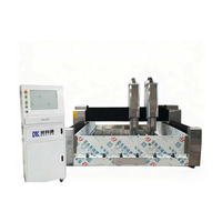 Routeur CNC double tête 1530 pour la découpe de pierre, machine à découper la pierre à double tête