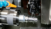 Tour CNC à banc incliné YH46C économique pour le métal avec tourelle motorisée à axe C pour la production d'arbres, de disques et de pièces rotatives à brides