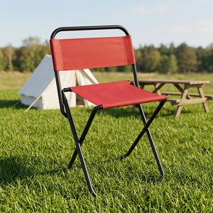 Factory Direct Sale Lightweight Outdoor Foldable Fishing Chairs Portable Metal Picnic Camping Folding <b>Stool</b> Chair - Product Image 1