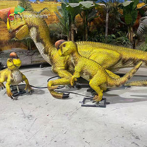 Dinosaure qui pond des œufs à commande sensorielle - Modèle de dinosaure animatronique réaliste avec fonctions de marche et de rugissement - Product Image 5