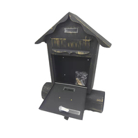 Nouveau design de haute qualité Boîte aux lettres murale en métal Finition de revêtement en poudre durable Caractéristiques imperméables et antivol