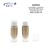 Emballage multi-bâtonnets monochromatique à deux extrémités 5g plastique fond de teint bâton conteneur brosse vente en gros correcteur Blush Tube
