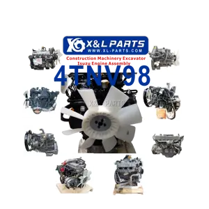 X&L Machinery Excavator Complete Diesel Engine Assembly 3TNE84 4TNV94 4TNV94L 4TNE88 4TNV88 4TNE98 4TNV98 3TNV88 For Yanmar