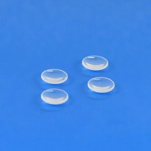 Lente convexa plana de aumento esférico de enfoque de vidrio óptico de 8mm de diámetro personalizado de fábrica - Product Image 5