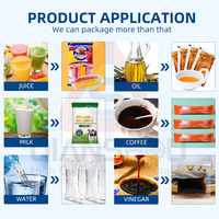 Machine d'emballage automatique intégrée pour la formation, le remplissage, le pesage, la scellage et la découpe de sachets de vinaigre, de sauce soja et de liquides purs