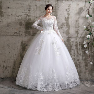 S3967R 2021 New Fashion High Quality Custom Slim Bridal Gowns Elegant Ball Gown Cheap Wedding Dress - Product Image 3