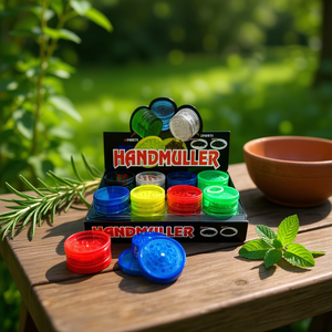 Handmuller <b>Herb</b> <b>Grinder</b> 4 Part Colorful Portable For Smoking <b>Herbs</b> - Product Image 3