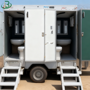 Bagno Portatile su Rimorchio da 3 Metri per Cantieri Edili, Fornitura Diretta dalla Fabbrica - Product Image 4