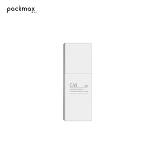 PETG Flat <b>Square</b> 100ml Lotion Bottle with Screw Cap – Empty <b>Plastic</b> Cosmetic Packaging <b>Container</b> - Product Image 1