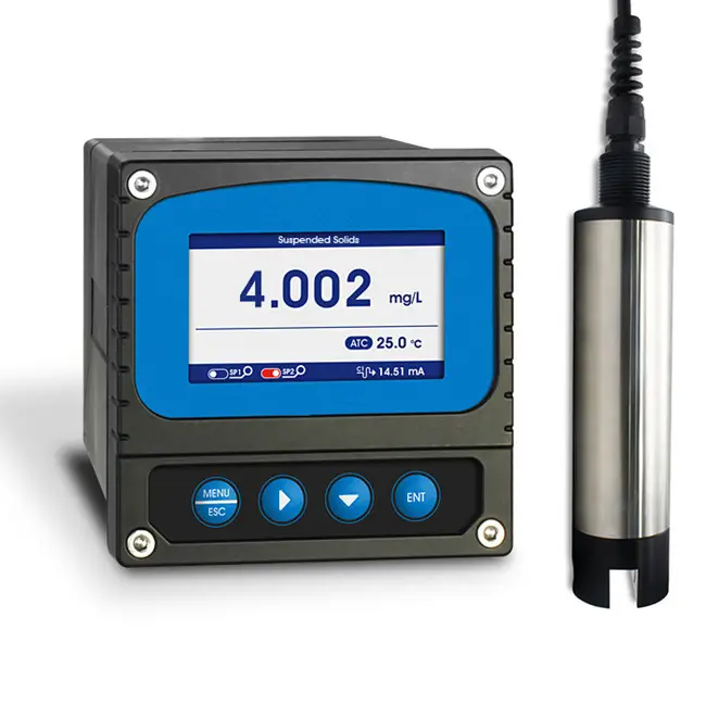 Kanalizasyon izleme için su bulanıklığı sensörü probları için çevrimiçi İletkenlik TDS direnç ölçer İletkenlik kontrolörü