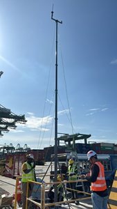 Mástil Telescópico Manual de Aluminio y Fibra de Carbono de 22m, 25m, 30m de Fácil Despliegue, Montado en Techo de Vehículo o Suelo de Hormigón - Product Image 4