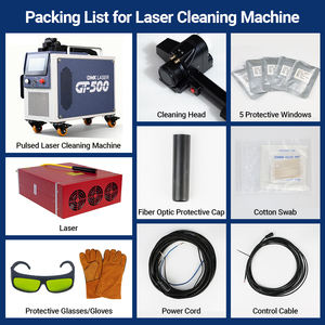 Machine <span class=keywords><strong>de</strong></span> nettoyage au laser à fibre refroidie par air DMK GT-500, nouvelle version améliorée, solution écologique pour le bois, le métal et l'acier inoxydable - Product Image 5