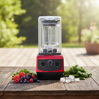 Mixeur Commercial Électrique Puissant 2200W avec Moteur en Cuivre Pur, Broyeur à Glace pour Usage Domestique et Hôtelier