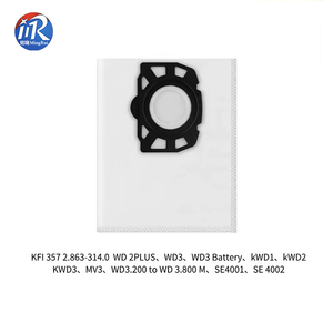 Sacs filtrants réutilisables pour aspirateurs commerciaux Kärcher KFI 357 WD2 Plus WD3S WD3V KWD <span class=keywords><strong>SE4001</strong></span> SE4002 (polaire/poussière) - Product Image 5