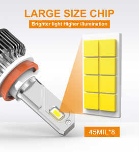 Bombilla LED Universal para Faros Delanteros de Coche X50 90W, H11 H7, Luz Antiniebla LED 9005 Hb4, Canbus Gratis, CSP, Iluminación de 360 Grados, H4 LED - Product Image 2