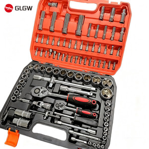 108 Stuks Professionele Koolstofstalen Ratelsleutel 1/2 1/4e-type Korte Socket Hex Socket Bits Met Phillips Set Mechanic Toolkit - Product Image 4